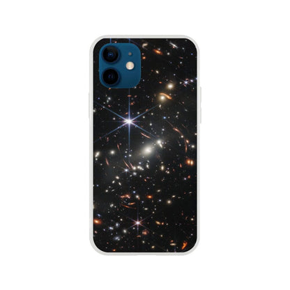 NASA - Phone Case Flexi - 1. Webb's First Deep Field (NIRCam Image) - James Webb Space Telescope Phone Case TP Aviation Art iPhone 12 