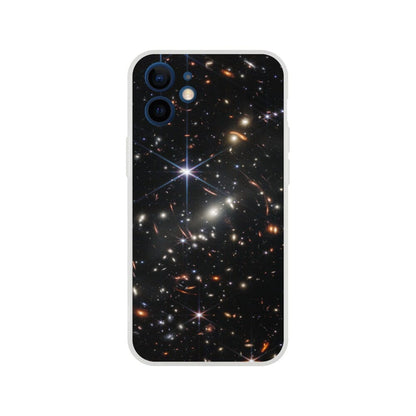 NASA - Phone Case Flexi - 1. Webb's First Deep Field (NIRCam Image) - James Webb Space Telescope Phone Case TP Aviation Art iPhone 12 Mini 