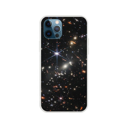 NASA - Phone Case Flexi - 1. Webb's First Deep Field (NIRCam Image) - James Webb Space Telescope Phone Case TP Aviation Art iPhone 12 Pro 