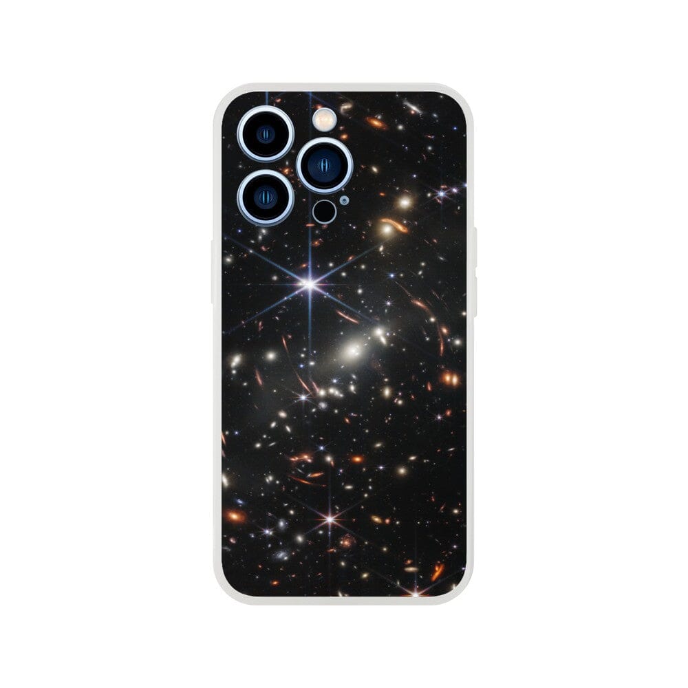 NASA - Phone Case Flexi - 1. Webb's First Deep Field (NIRCam Image) - James Webb Space Telescope Phone Case TP Aviation Art iPhone 13 Pro 