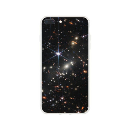 NASA - Phone Case Flexi - 1. Webb's First Deep Field (NIRCam Image) - James Webb Space Telescope Phone Case TP Aviation Art iPhone 8 Plus 