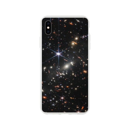 NASA - Phone Case Flexi - 1. Webb's First Deep Field (NIRCam Image) - James Webb Space Telescope Phone Case TP Aviation Art iPhone XS Max 