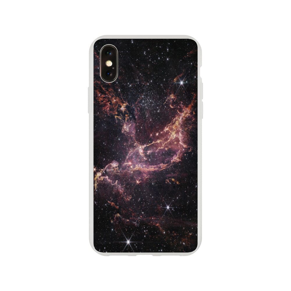 NASA - Phone Case Flexi - 14. NGC 346 (NIRCam Image) - James Webb Space Telescope Phone Case TP Aviation Art iPhone XS 