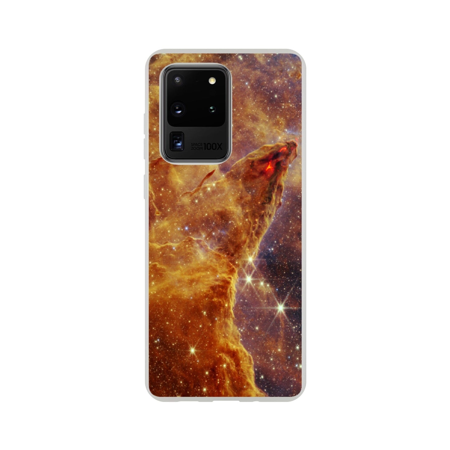 NASA - Phone Case Flexi - 9. Pillars of Creation (NIRCam Image) - James Webb Space Telescope Phone Case TP Aviation Art Galaxy S20 Ultra 
