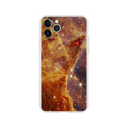 NASA - Phone Case Flexi - 9. Pillars of Creation (NIRCam Image) - James Webb Space Telescope Phone Case TP Aviation Art iPhone 11 Pro 