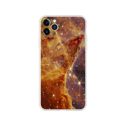 NASA - Phone Case Flexi - 9. Pillars of Creation (NIRCam Image) - James Webb Space Telescope Phone Case TP Aviation Art iPhone 11 Pro Max 