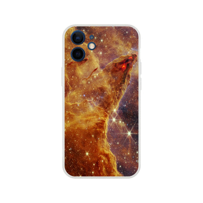 NASA - Phone Case Flexi - 9. Pillars of Creation (NIRCam Image) - James Webb Space Telescope Phone Case TP Aviation Art iPhone 12 Mini 