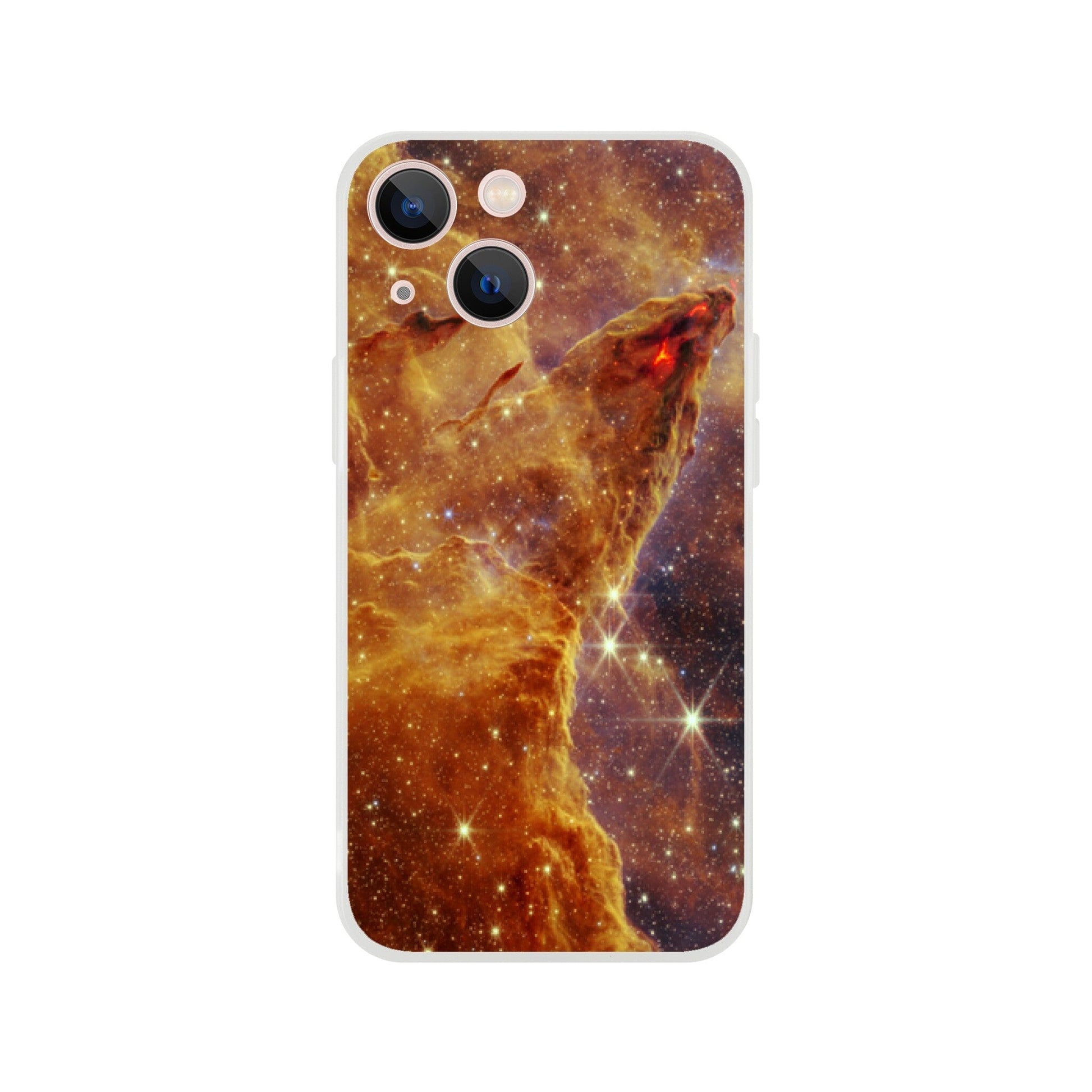 NASA - Phone Case Flexi - 9. Pillars of Creation (NIRCam Image) - James Webb Space Telescope Phone Case TP Aviation Art iPhone 13 Mini 