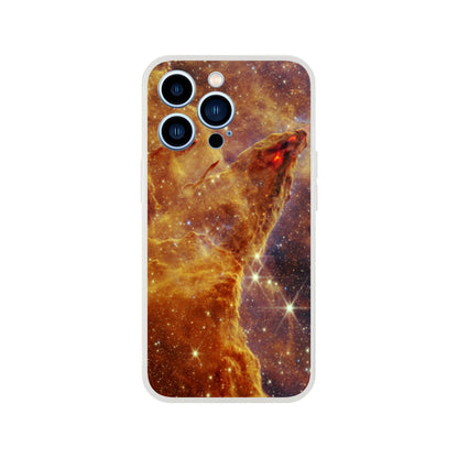 NASA - Phone Case Flexi - 9. Pillars of Creation (NIRCam Image) - James Webb Space Telescope Phone Case TP Aviation Art iPhone 13 Pro 