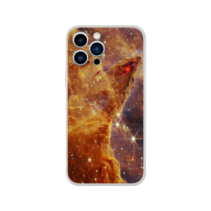 NASA - Phone Case Flexi - 9. Pillars of Creation (NIRCam Image) - James Webb Space Telescope Phone Case TP Aviation Art iPhone 13 Pro Max 