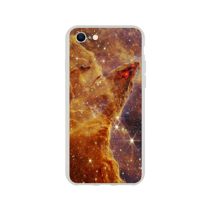 NASA - Phone Case Flexi - 9. Pillars of Creation (NIRCam Image) - James Webb Space Telescope Phone Case TP Aviation Art iPhone 8 