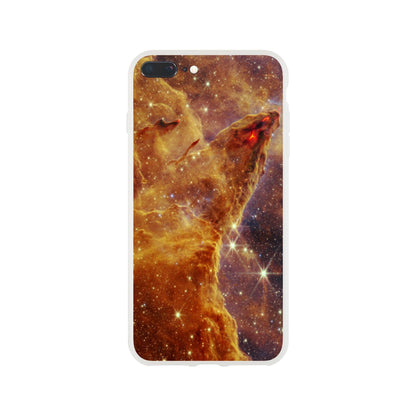 NASA - Phone Case Flexi - 9. Pillars of Creation (NIRCam Image) - James Webb Space Telescope Phone Case TP Aviation Art iPhone 8 Plus 