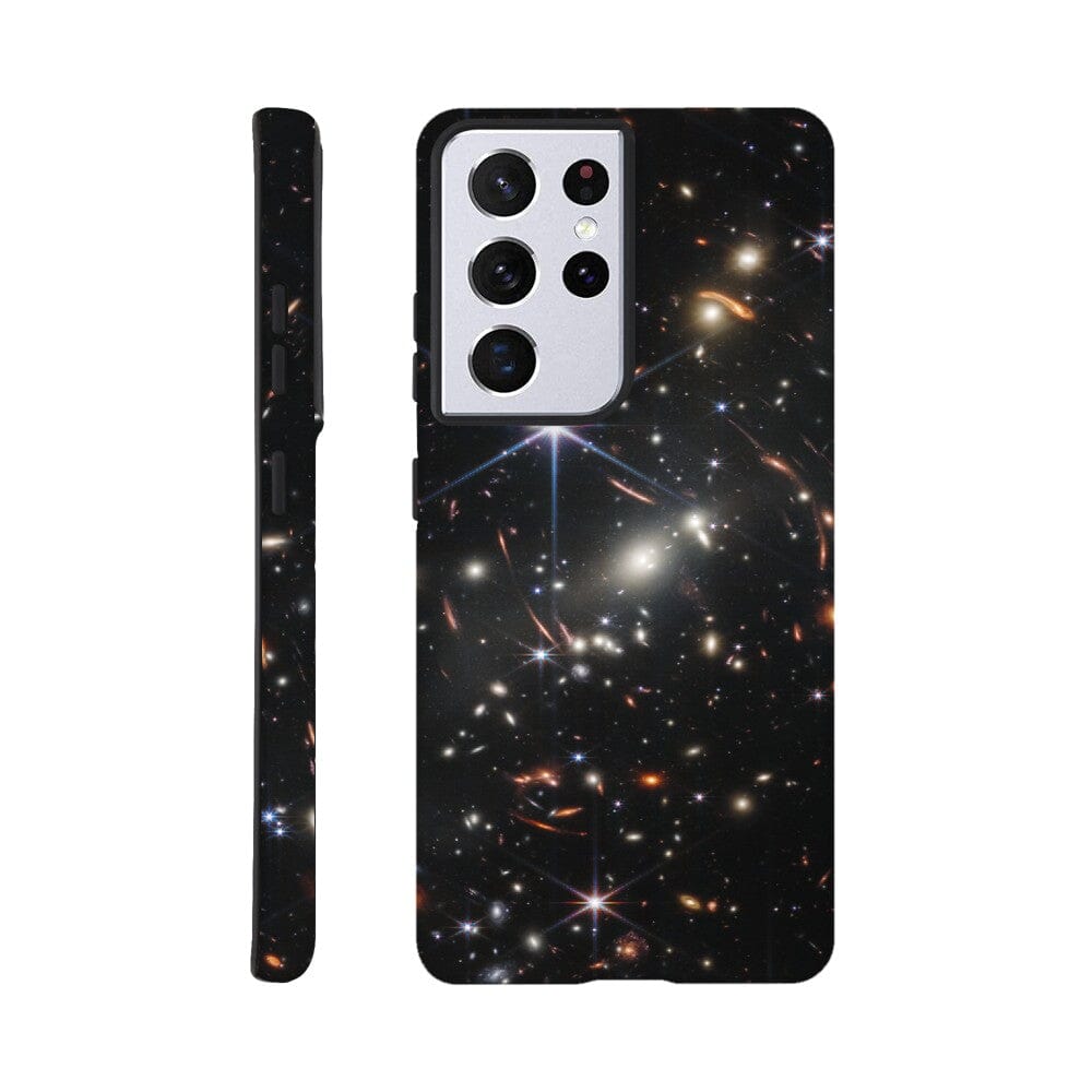 NASA - Phone Case Tough - 1. Webb's First Deep Field (NIRCam Image) - James Webb Space Telescope Phone Case TP Aviation Art Galaxy S21 Ultra 