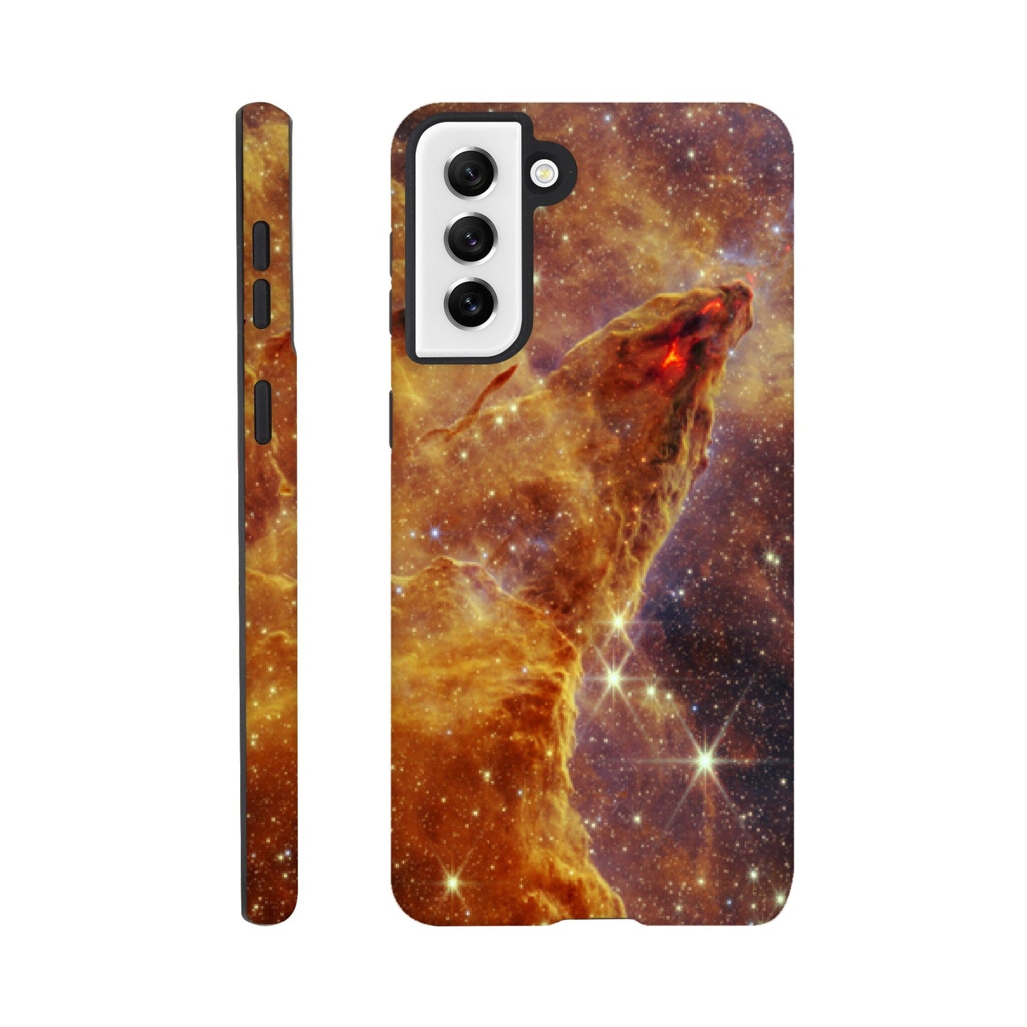 NASA - Phone Case Tough - 9. Pillars of Creation (NIRCam Image) - James Webb Space Telescope Phone Case TP Aviation Art Galaxy S21 Plus 