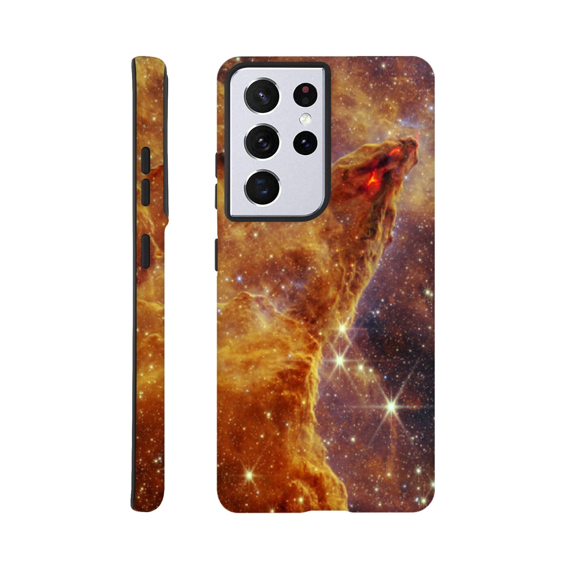 NASA - Phone Case Tough - 9. Pillars of Creation (NIRCam Image) - James Webb Space Telescope Phone Case TP Aviation Art Galaxy S21 Ultra 