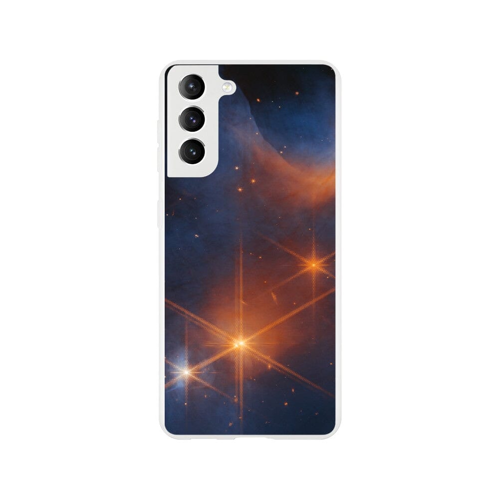 NASA - Phone Flexi case - 15. Chamaeleon I Molecular Cloud (NIRCam Image) - James Webb Space Telescope Phone Case TP Aviation Art Galaxy S21 