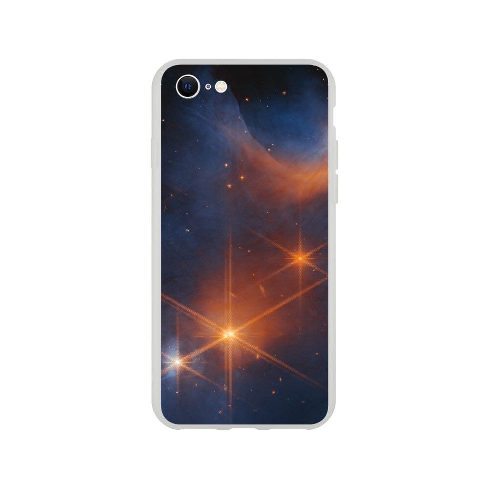 NASA - Phone Flexi case - 15. Chamaeleon I Molecular Cloud (NIRCam Image) - James Webb Space Telescope Phone Case TP Aviation Art iPhone SE 