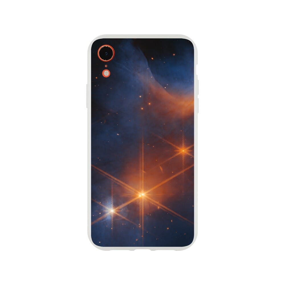 NASA - Phone Flexi case - 15. Chamaeleon I Molecular Cloud (NIRCam Image) - James Webb Space Telescope Phone Case TP Aviation Art iPhone XR 