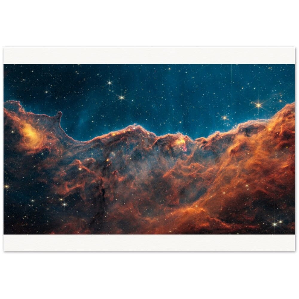 NASA - Poster - 13. Carina Nebula Jets (NIRCam Image) - James Webb Space Telescope Poster Only TP Aviation Art 70x100 cm / 28x40″ 