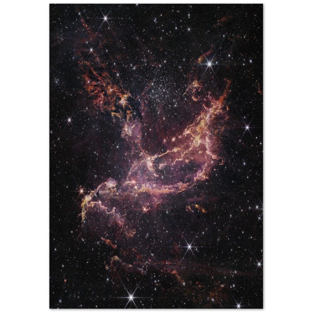 NASA - Poster - 14. NGC 346 (NIRCam Image) - James Webb Space Telescope Poster Only TP Aviation Art 70x100 cm / 28x40″ 