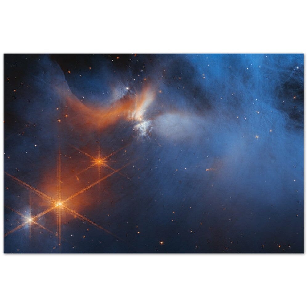 NASA - Poster - 15. Chamaeleon I Molecular Cloud (NIRCam Image) - James Webb Space Telescope Poster Only TP Aviation Art 60x90 cm / 24x36″ 