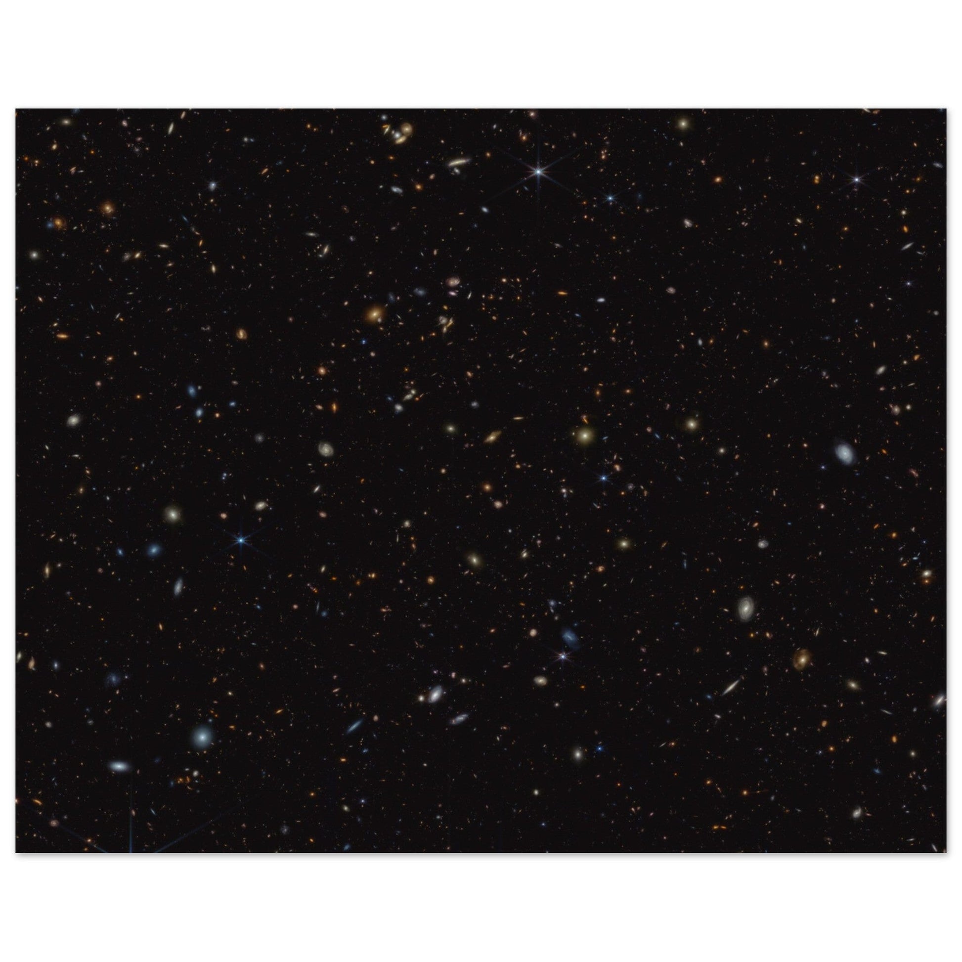 NASA - Poster - 17. JWST Advanced Deep Extragalactic Survey (NIRCam Image) - James Webb Space Telescope Poster Only TP Aviation Art 40x50 cm / 16x20″ 