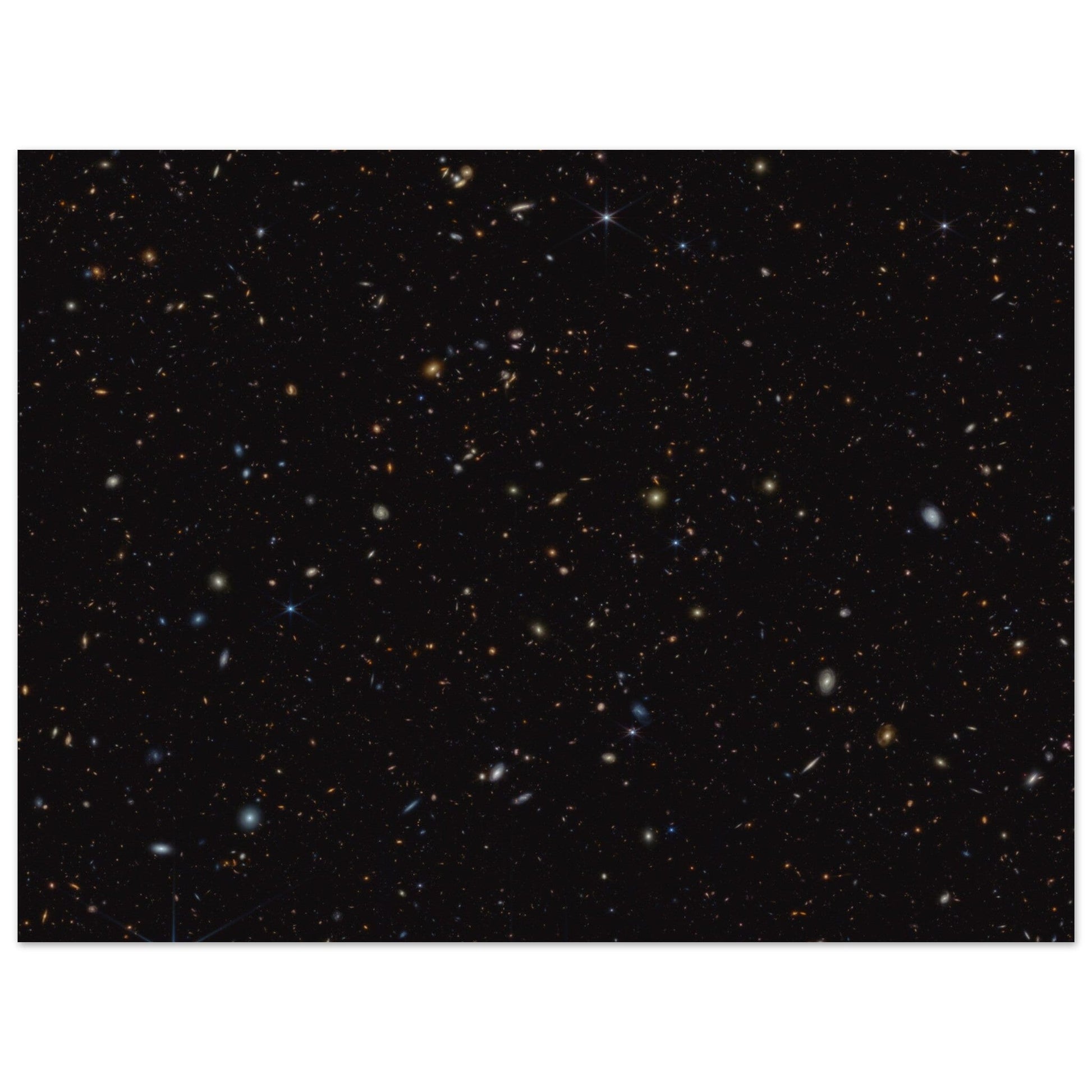 NASA - Poster - 17. JWST Advanced Deep Extragalactic Survey (NIRCam Image) - James Webb Space Telescope Poster Only TP Aviation Art 45x60 cm / 18x24″ 