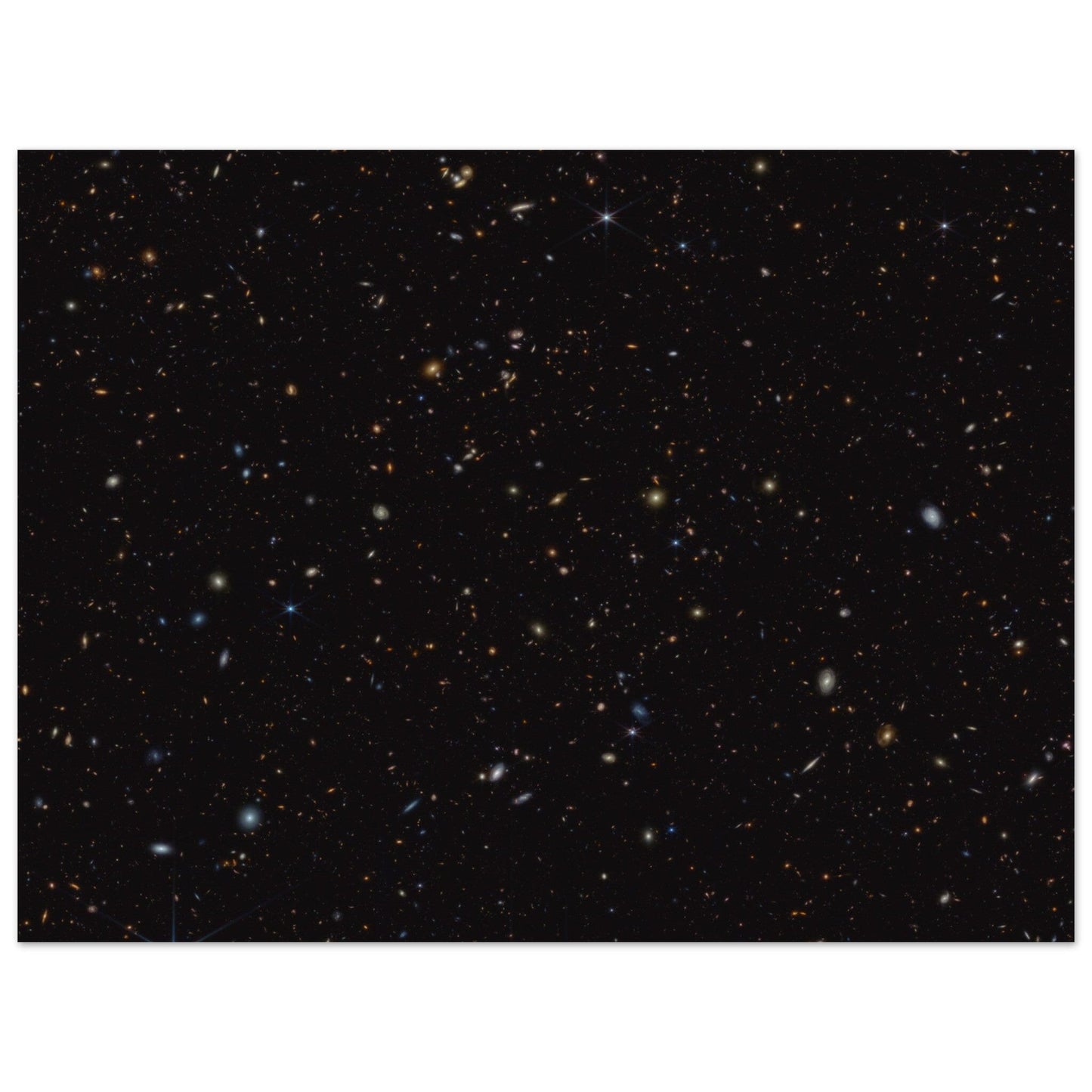NASA - Poster - 17. JWST Advanced Deep Extragalactic Survey (NIRCam Image) - James Webb Space Telescope Poster Only TP Aviation Art 45x60 cm / 18x24″ 