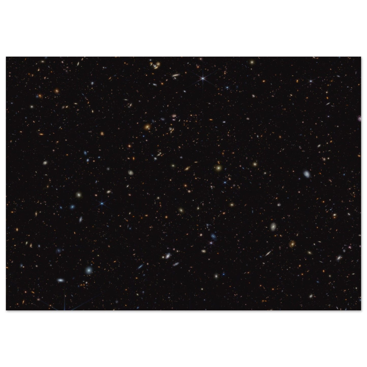NASA - Poster - 17. JWST Advanced Deep Extragalactic Survey (NIRCam Image) - James Webb Space Telescope Poster Only TP Aviation Art 50x70 cm / 20x28″ 