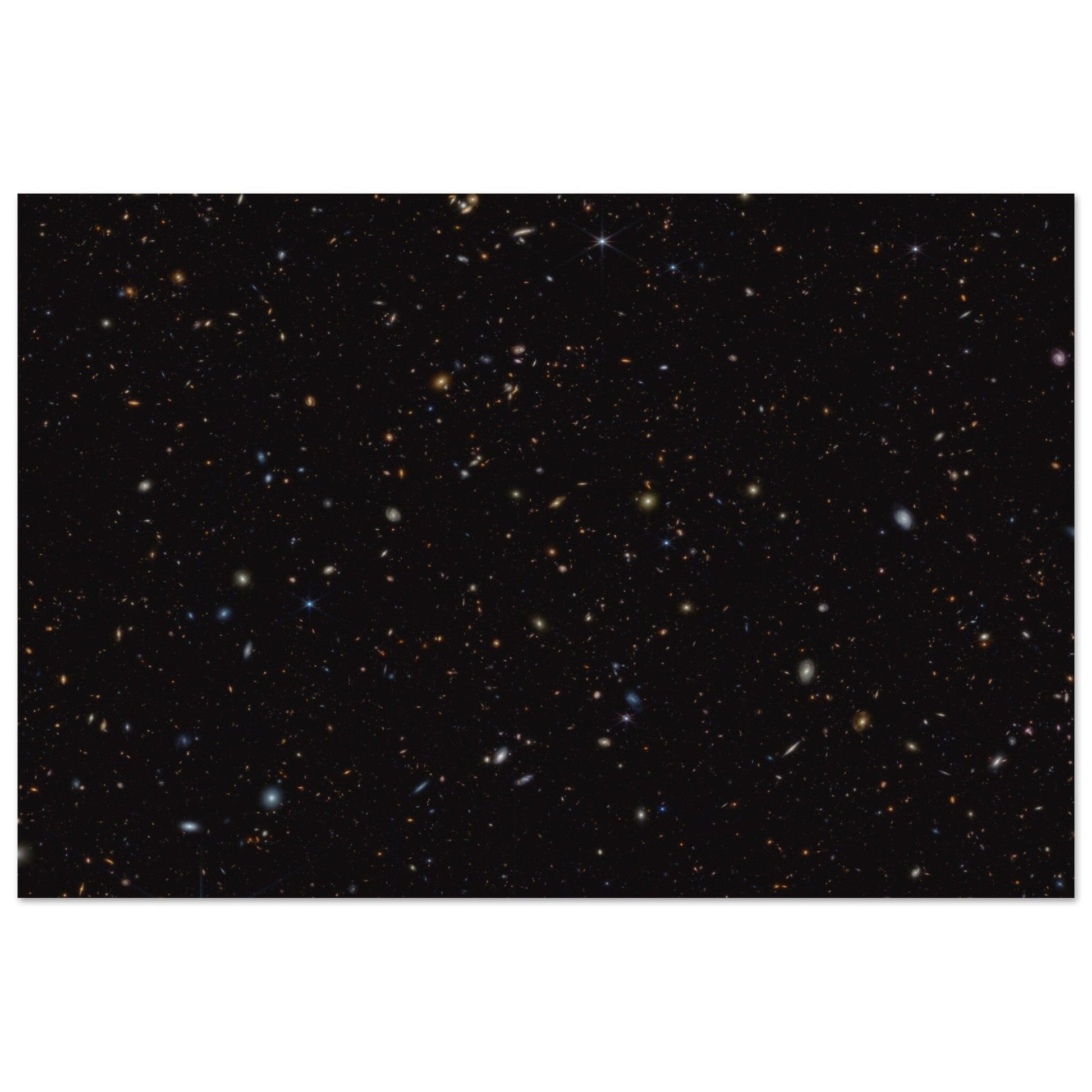 NASA - Poster - 17. JWST Advanced Deep Extragalactic Survey (NIRCam Image) - James Webb Space Telescope Poster Only TP Aviation Art 60x90 cm / 24x36″ 