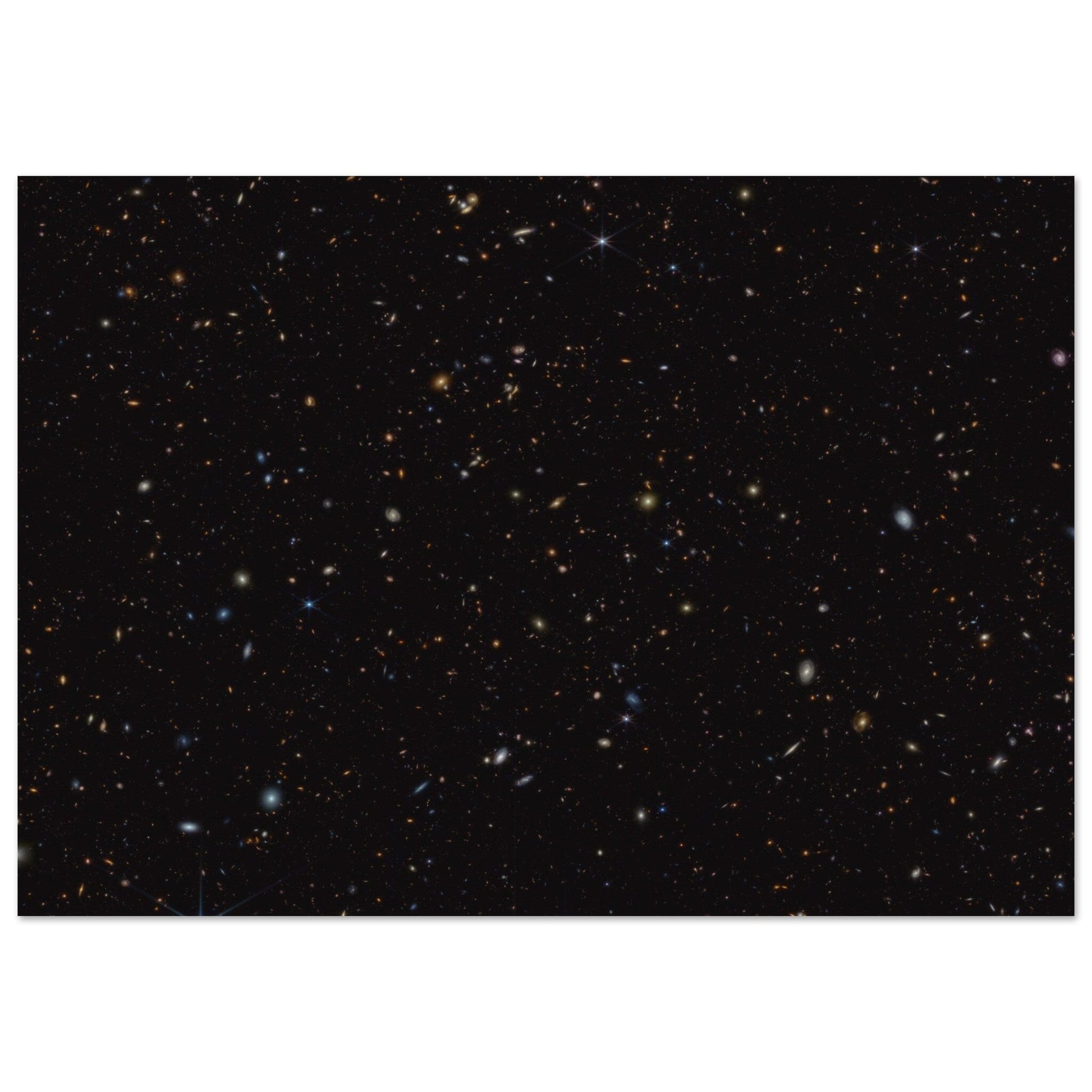 NASA - Poster - 17. JWST Advanced Deep Extragalactic Survey (NIRCam Image) - James Webb Space Telescope Poster Only TP Aviation Art 70x100 cm / 28x40″ 
