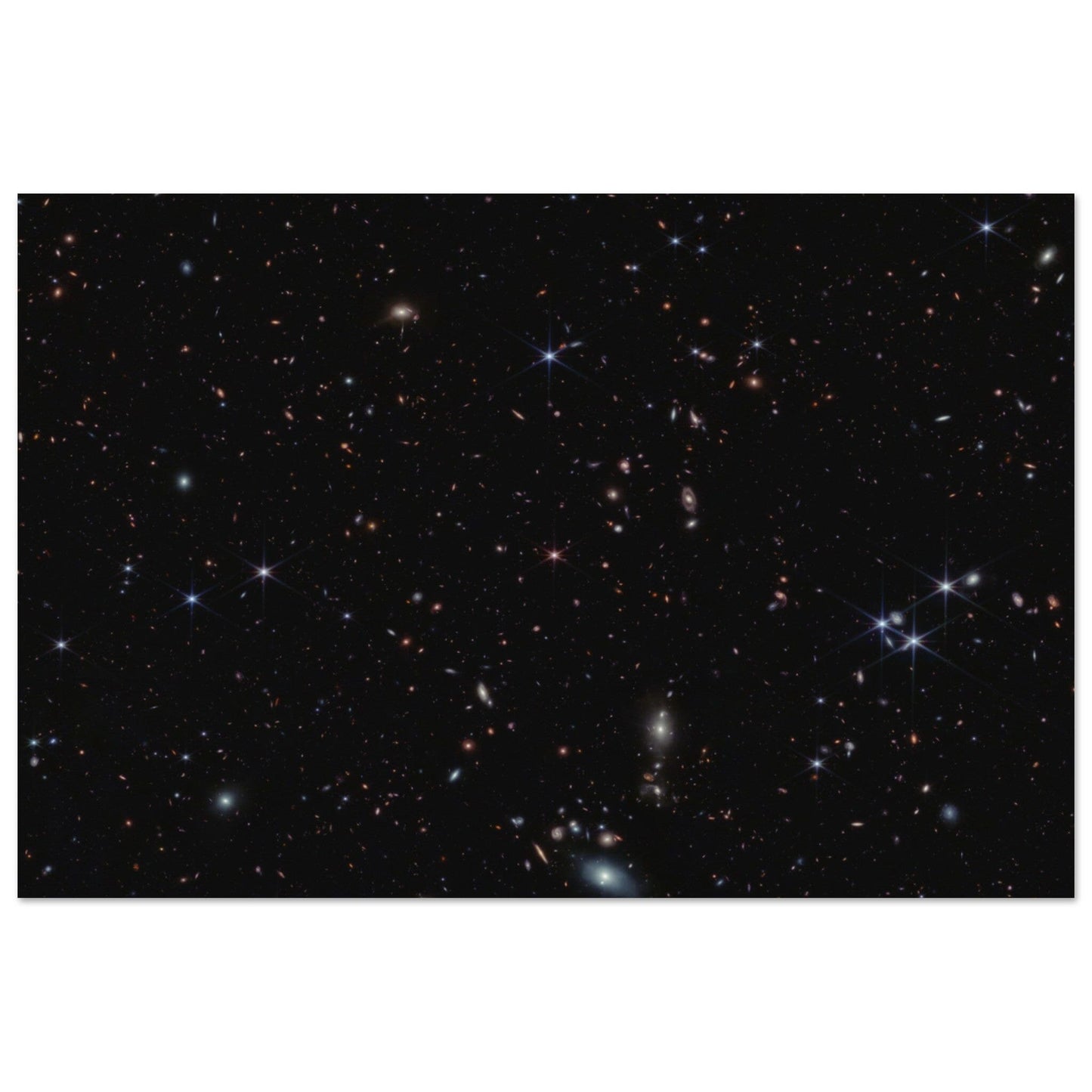 NASA - Poster - 18. Quasar J0100+2802 (NIRCam Image) - James Webb Space Telescope Poster Only TP Aviation Art 40x60 cm / 16x24″ 