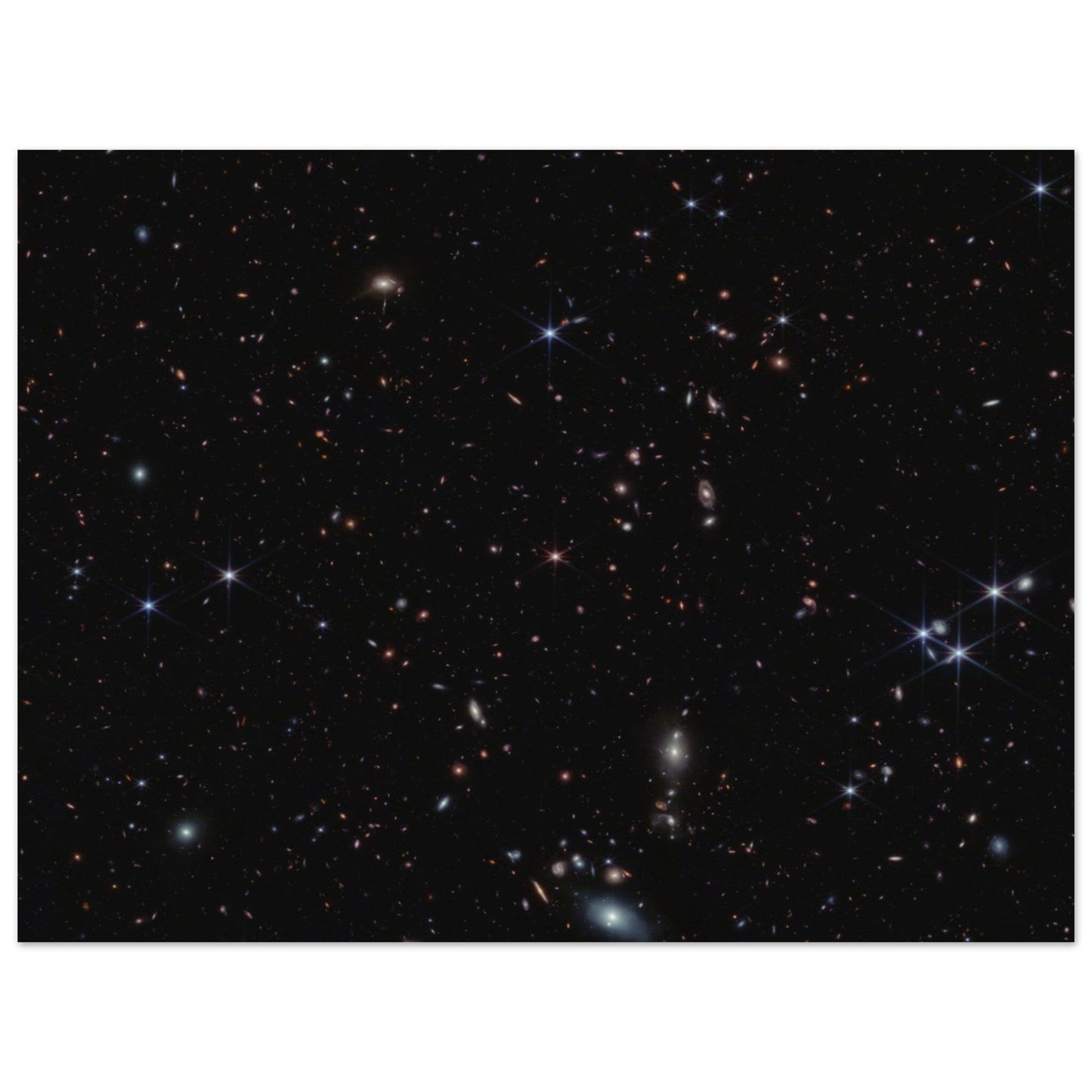 NASA - Poster - 18. Quasar J0100+2802 (NIRCam Image) - James Webb Space Telescope Poster Only TP Aviation Art 45x60 cm / 18x24″ 