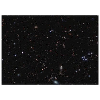 NASA - Poster - 18. Quasar J0100+2802 (NIRCam Image) - James Webb Space Telescope Poster Only TP Aviation Art 50x70 cm / 20x28″ 
