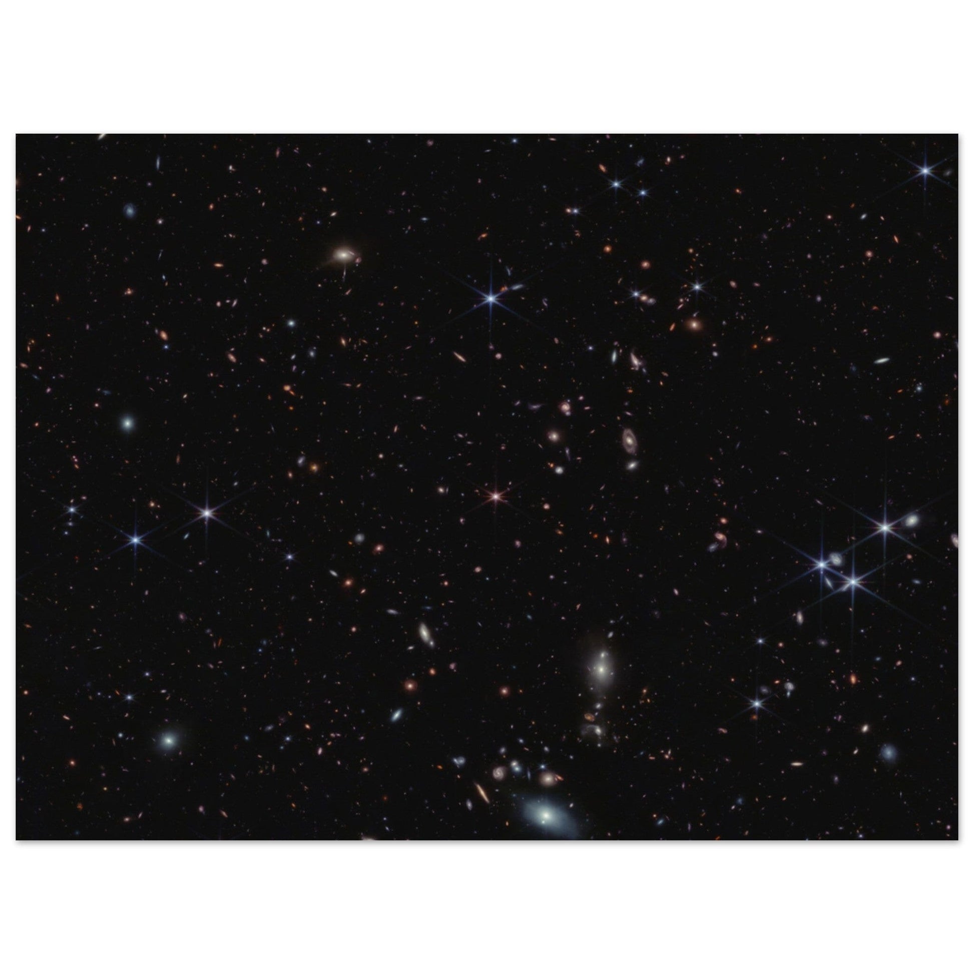 NASA - Poster - 18. Quasar J0100+2802 (NIRCam Image) - James Webb Space Telescope Poster Only TP Aviation Art 75x100 cm / 30x40″ 
