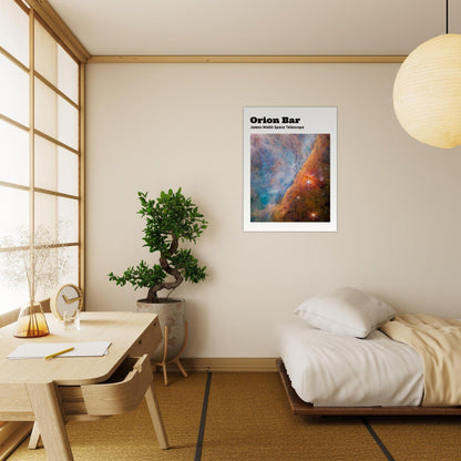 NASA - Poster - 19. Orion Bar (NIRCam Image) - James Webb Space Telescope Poster Only TP Aviation Art 