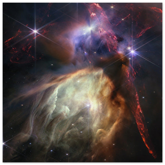 NASA - Poster - 21. Rho Ophiuchi (NIRCam Image) - James Webb Space Telescope Poster Only TP Aviation Art 40x40 cm / 16x16″ 