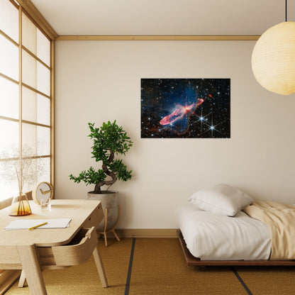 NASA - Poster - 22. Herbig-Haro 46/47 (NIRCam Image) - James Webb Space Telescope Poster Only TP Aviation Art 