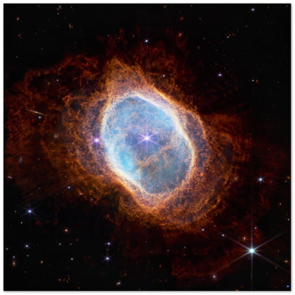 NASA - Poster - 3. Southern Ring Nebula (NIRCam Image) - James Webb Space Telescope Poster Only TP Aviation Art 45x45 cm / 18x18″ Horizontal 
