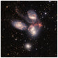NASA - Poster - 4a. Stephan's Quintet (NIRCam and MIRI Composite Image) - James Webb Space Telescope Poster Only TP Aviation Art 50x50 cm / 20x20″ Horizontal 
