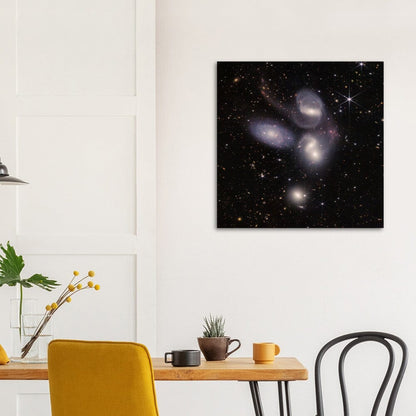 NASA - Poster - 4b. Stephan's Quintet (NIRCam Only) - James Webb Space Telescope Poster Only TP Aviation Art 