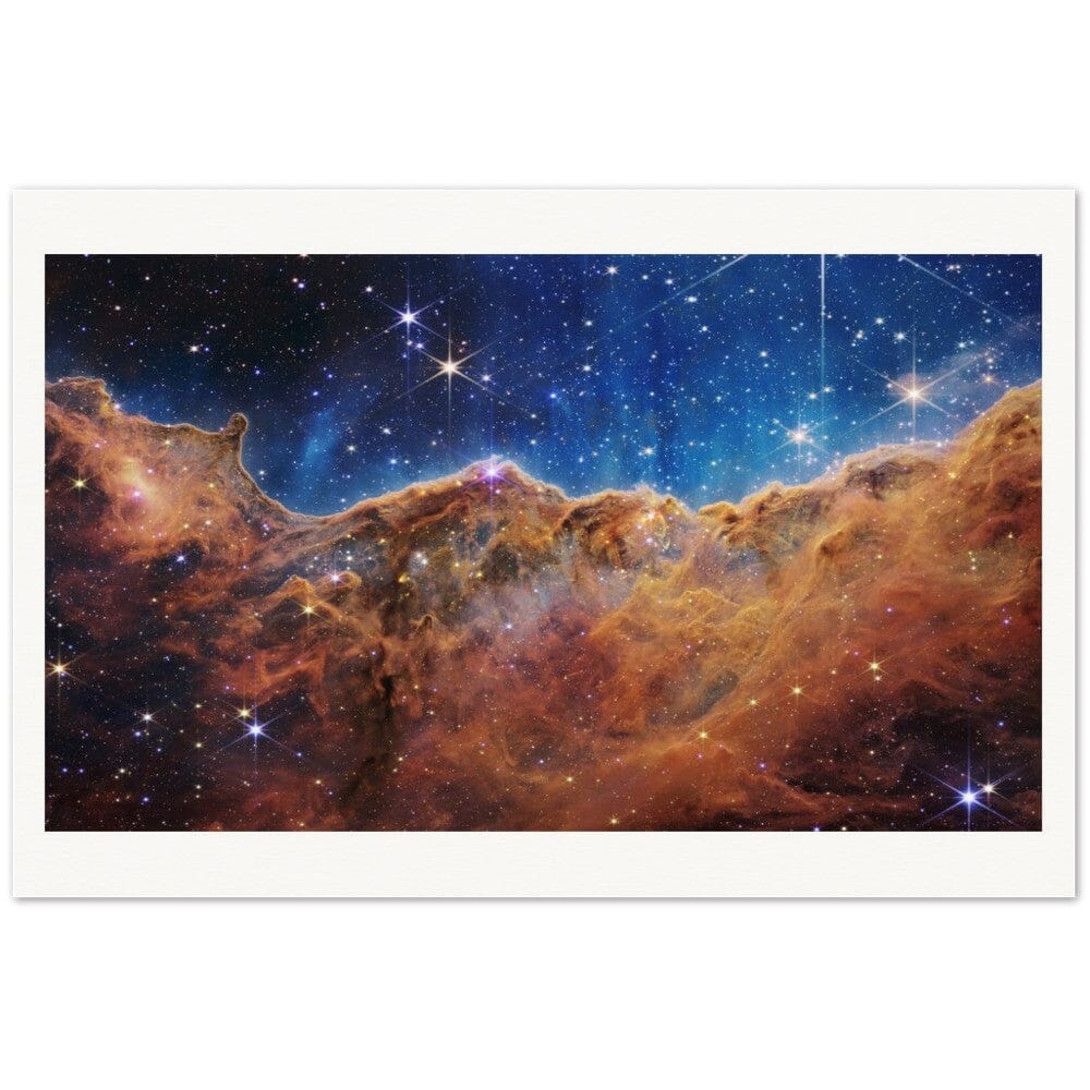 NASA - Poster - 5a. Cosmic Cliffs in the Carina Nebula (NIRCam Image) - James Webb Space Telescope Poster Only TP Aviation Art 40x60 cm / 16x24″ 
