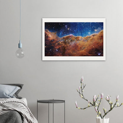 NASA - Poster - 5a. Cosmic Cliffs in the Carina Nebula (NIRCam Image) - James Webb Space Telescope Poster Only TP Aviation Art 