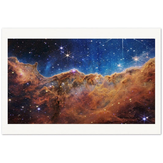 NASA - Poster - 5a. Cosmic Cliffs in the Carina Nebula (NIRCam Image) - James Webb Space Telescope Poster Only TP Aviation Art 