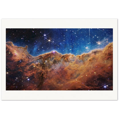 NASA - Poster - 5a. Cosmic Cliffs in the Carina Nebula (NIRCam Image) - James Webb Space Telescope Poster Only TP Aviation Art 70x100 cm / 28x40″ 