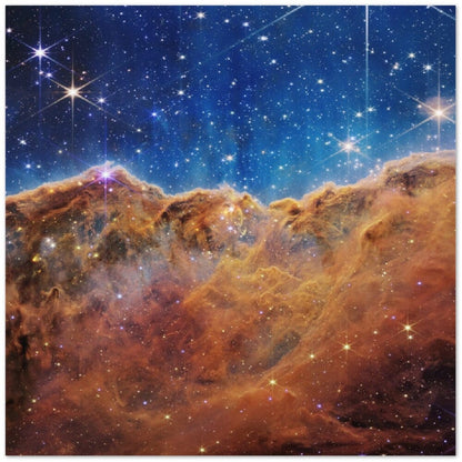 NASA - Poster - 5a. Cosmic Cliffs in the Carina Nebula (NIRCam Image) - James Webb Space Telescope Poster Only TP Aviation Art 70x70 cm / 28x28″ 