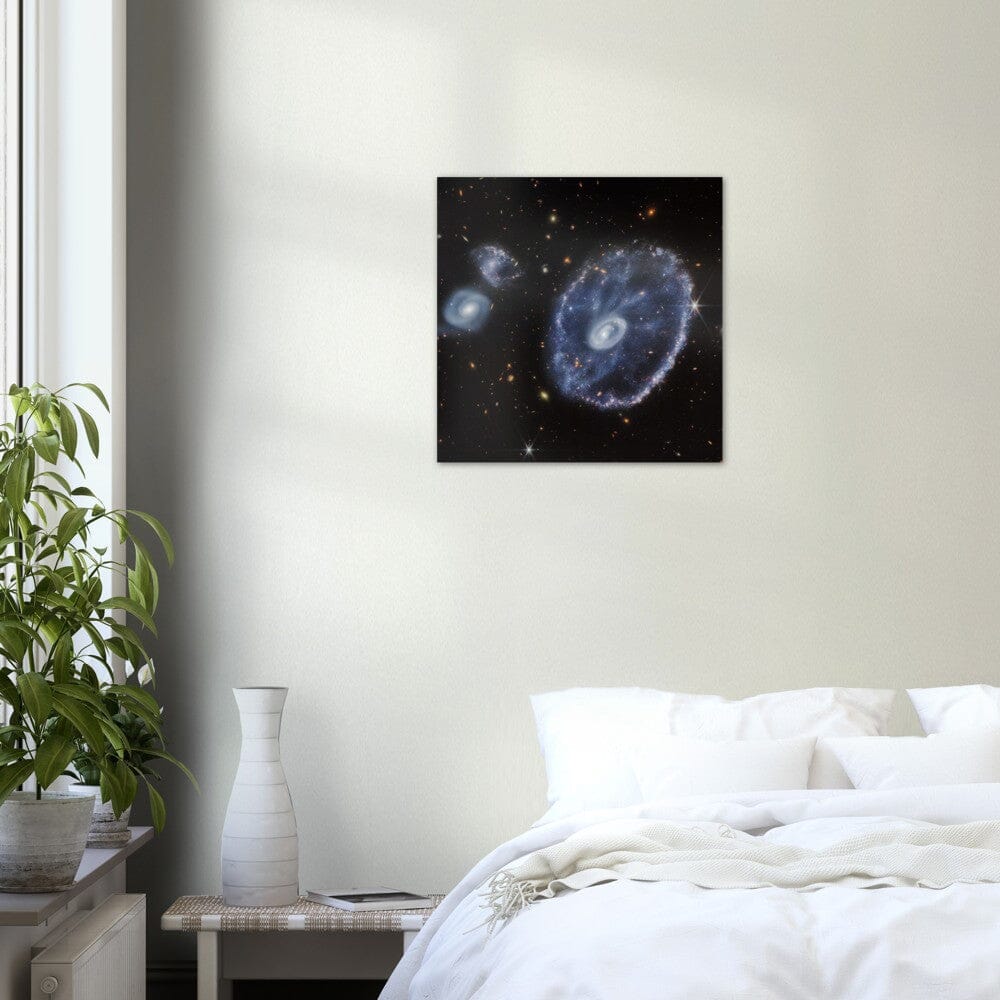 NASA - Poster - 6a. Cartwheel Galaxy (NIRCam Image) - James Webb Space Telescope Poster Only TP Aviation Art 