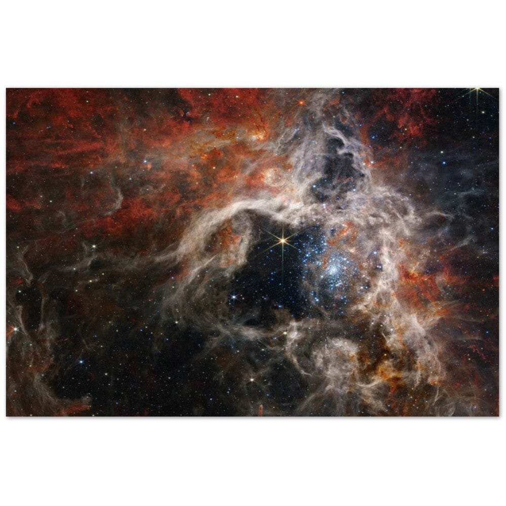NASA - Poster - 8. Tarantula Nebula (NIRCam Image) - James Webb Space Telescope Poster Only TP Aviation Art 60x90 cm / 24x36″ 