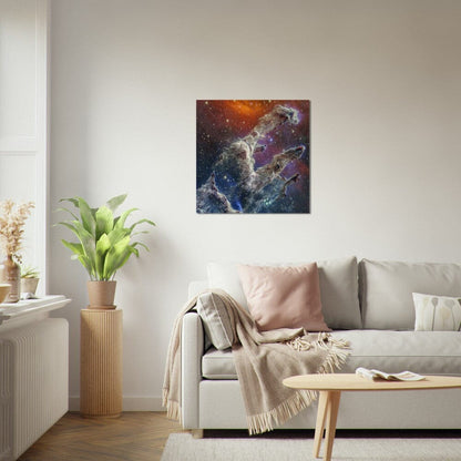 NASA - Poster - 9b. Pillars of Creation (NIRCam and MIRI Composite Image) - James Webb Space Telescope Poster Only TP Aviation Art 