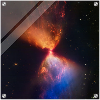 NASA - Poster - Acrylic - 11. L1527 and Protostar (NIRCam Image) - James Webb Space Telescope Acrylic Print TP Aviation Art 40x40 cm / 16x16″ 